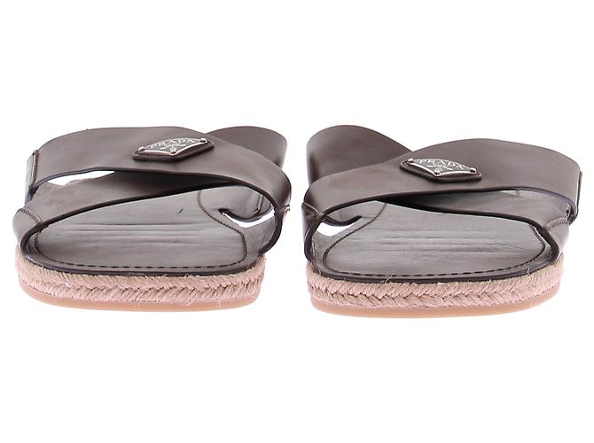 Prada Sandalias marrones de cuero Castaño - vista 2