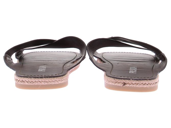 Prada Sandalias marrones de cuero Castaño - vista 3