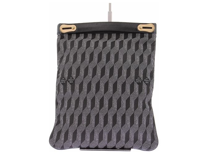Autre Marque Cartera negra con detalles blancos Negro - vista 3