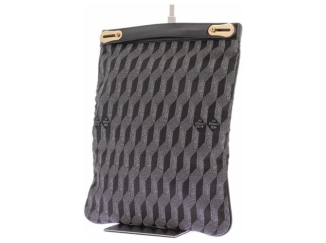 Autre Marque Cartera negra con detalles blancos Negro - vista 6