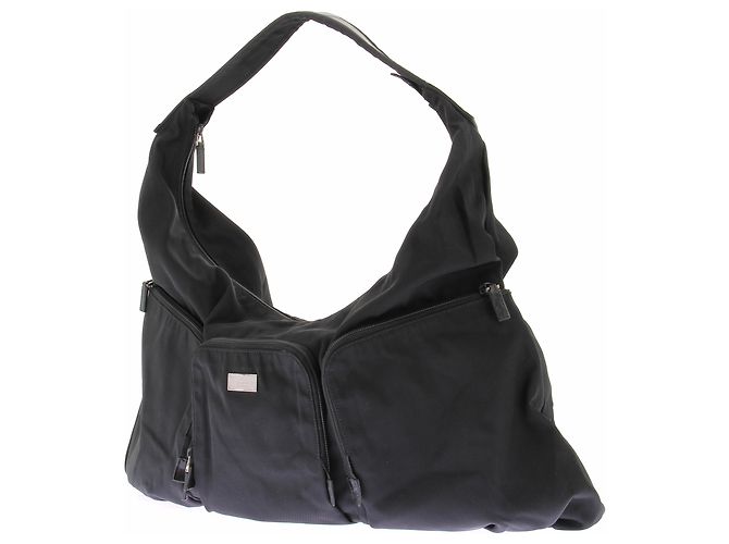 Gucci Hobo Tasche schwarz Polyester - Ansicht 5