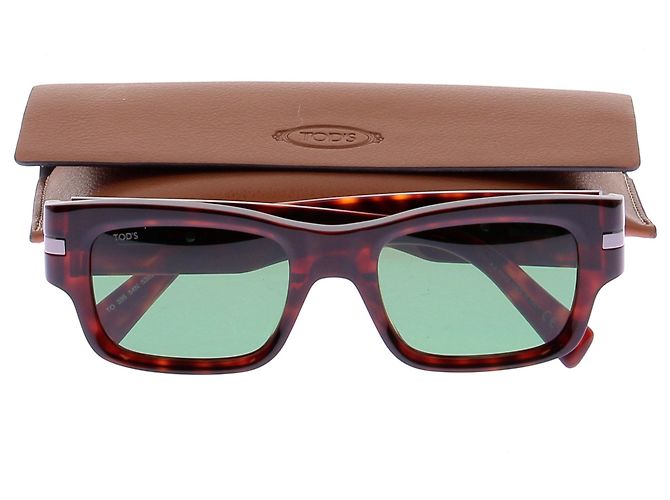 Gafas de sol Tod's Marrones de Escamas Castaño - vista 6