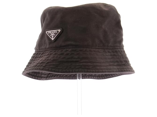 Gorra Bob Prada de algodón marrón Castaño - vista 5