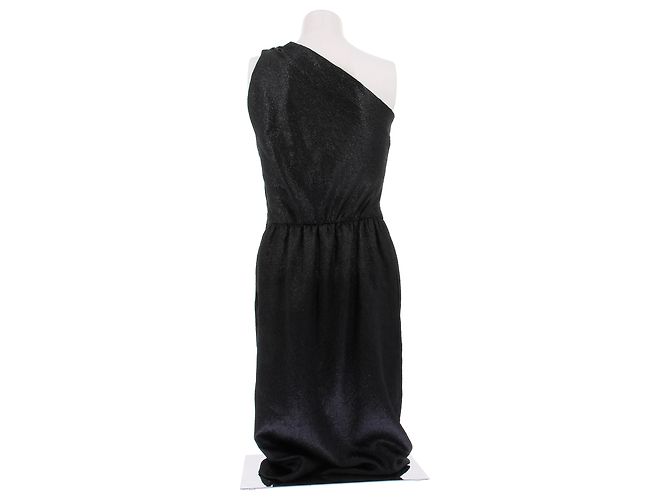Saint Laurent Schwarzes Maxikleid - Ansicht 2