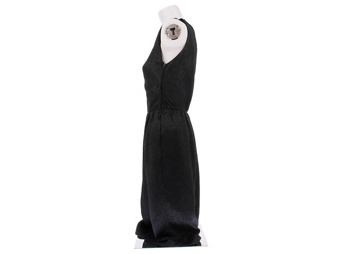 Saint Laurent Schwarzes Maxikleid - Ansicht 4
