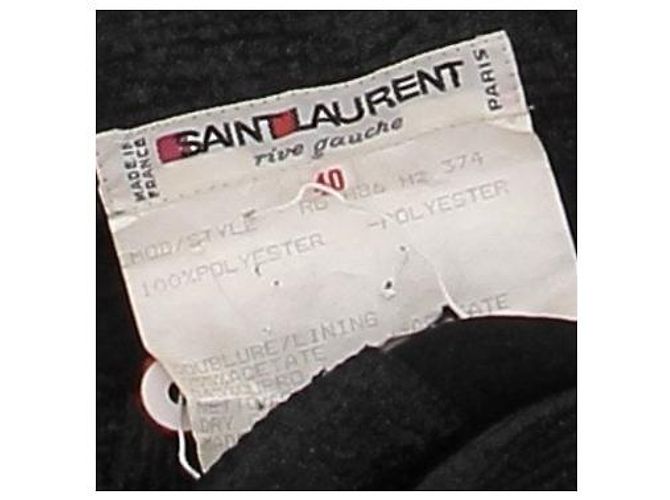 Saint Laurent Schwarzes Maxikleid - Ansicht 5