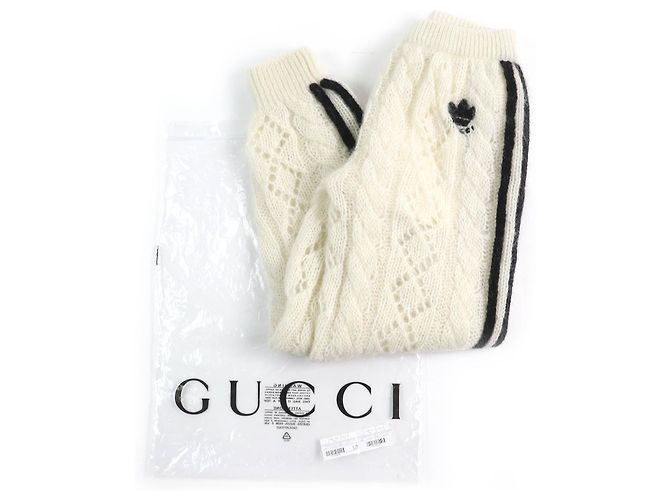 Gucci×adidas Mohair-Nylon-Strickhose - Ansicht 2