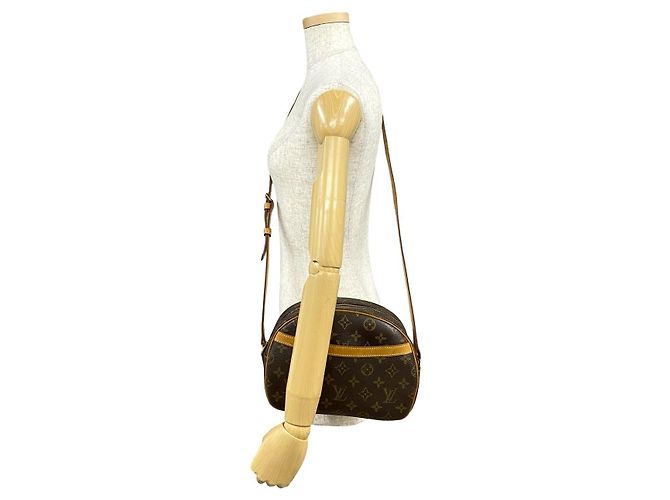 Borsa a tracolla in pelle Louis Vuitton Monogram Marrone - vista 3