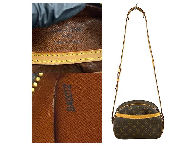 Borsa a tracolla in pelle Louis Vuitton Monogram Marrone - vista 4