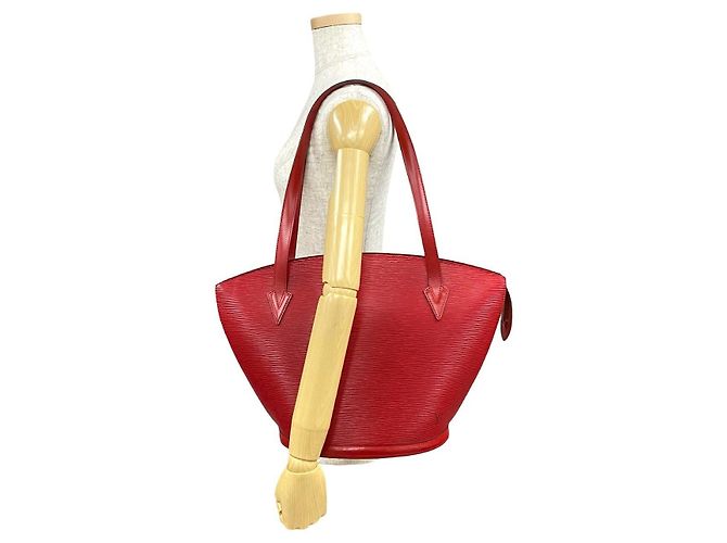 Louis Vuitton Saint Jacques Epi Tote Bag Rot - Ansicht 3