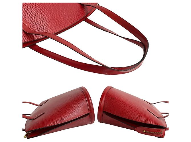 Louis Vuitton Saint Jacques Epi Tote Bag Rot - Ansicht 6
