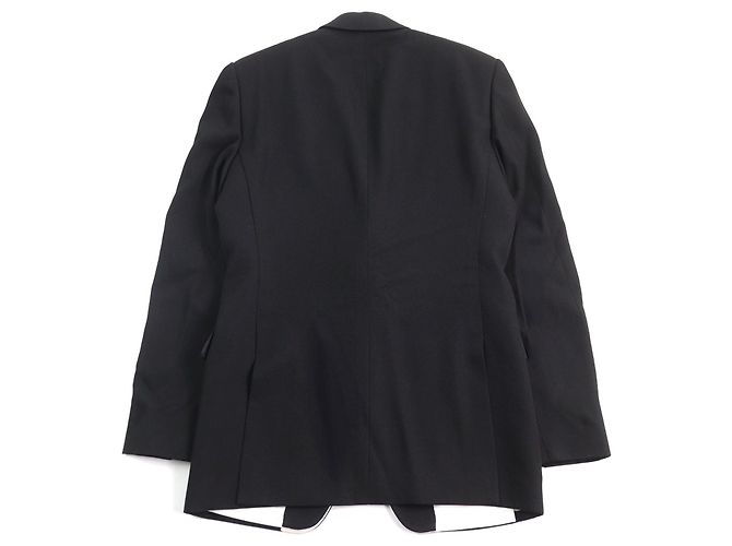 Chaqueta de Lana a Medida Burberry Londres Negro Blanco - vista 4