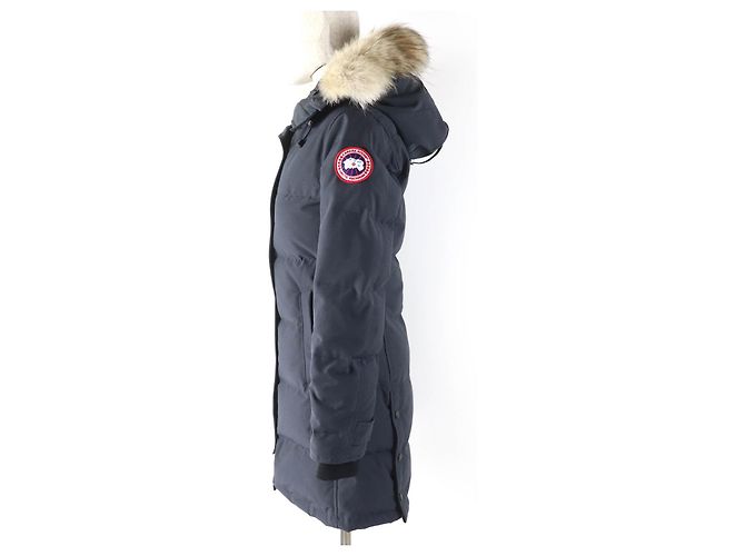 Autre Marque Abrigo de plumas de poliéster y algodón Mackenzie de Canada Goose Azul Azul marino - vista 2