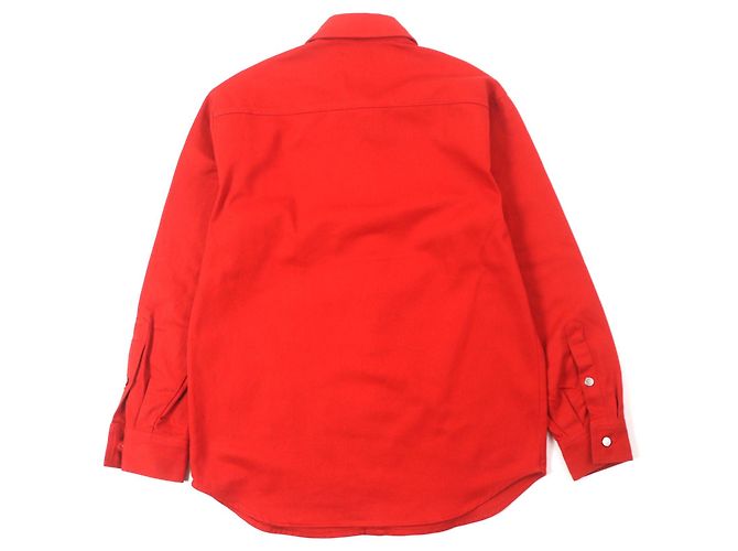 Autre Marque Chaqueta de denim slim fit CARRY OVER de RAF Simons Roja - vista 3