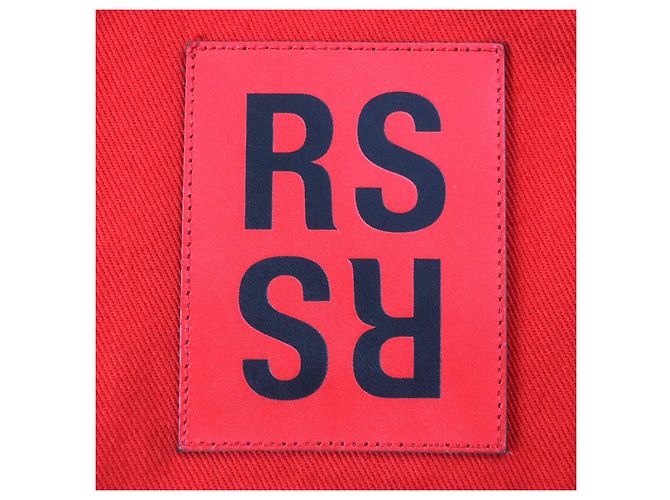 Autre Marque Chaqueta de denim slim fit CARRY OVER de RAF Simons Roja - vista 5
