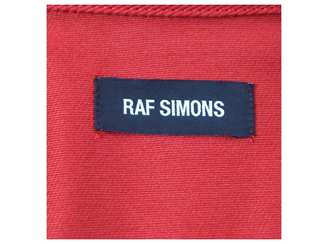 Autre Marque Chaqueta de denim slim fit CARRY OVER de RAF Simons Roja - vista 7