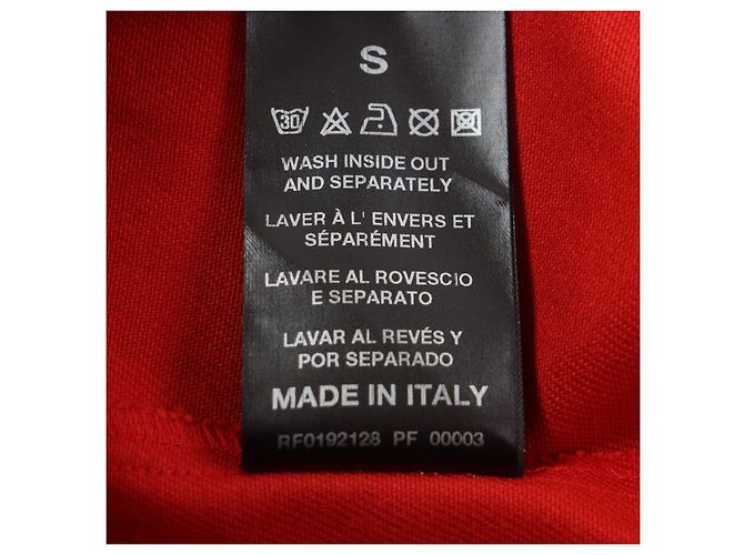 Autre Marque Chaqueta de denim slim fit CARRY OVER de RAF Simons Roja - vista 9