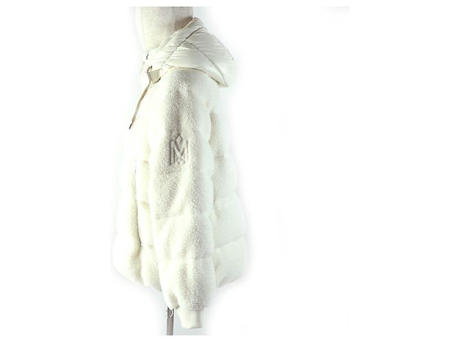 Autre Marque Mackage Edana Nylon Polyester Down Jacket Beige Cream - view 2