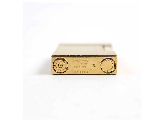 Autre Marque Dupont Vertical Line 2 Lighter Golden - view 5