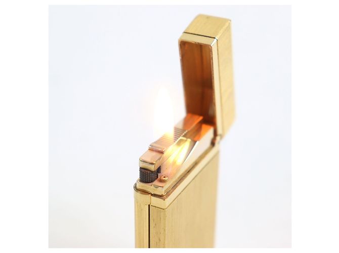 Autre Marque Dupont Vertical Line 2 Lighter Golden - view 7