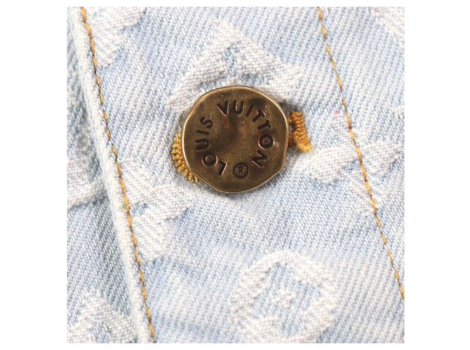 Jaqueta de denim monograma em algodão e poliéster Louis Vuitton Tyler The Creator Azul Azul claro - vista 5
