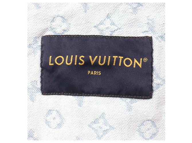 Jaqueta de denim monograma em algodão e poliéster Louis Vuitton Tyler The Creator Azul Azul claro - vista 9