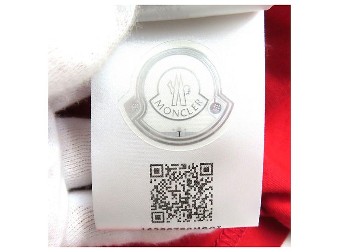 Camiseta de algodón Moncler Genius 7 Fragment Roja - vista 10