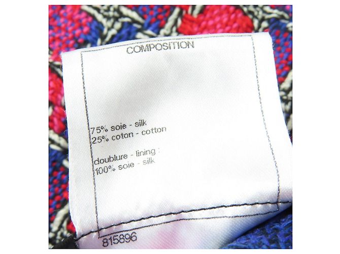 Timeless Gonna in seta e cotone Chanel P51393V38323 Multicolore - vista 8