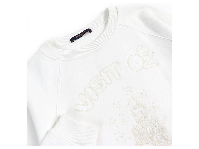 Baumwollpullover mit Rundhalsausschnitt Wizard of Oz von Louis Vuitton Weiß - Ansicht 3