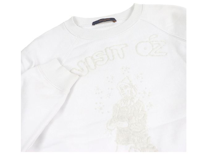 Baumwoll-Sweatshirt Louis Vuitton Der Zauberer von Oz Weiß - Ansicht 2