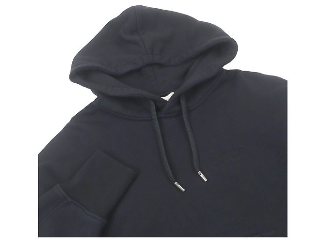 Baumwollpullover mit Parker-Logo-Stickerei von Alexander McQueen Schwarz - Ansicht 2
