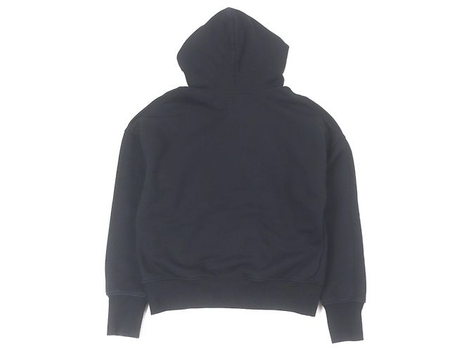 Baumwollpullover mit Parker-Logo-Stickerei von Alexander McQueen Schwarz - Ansicht 3