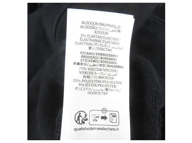 Baumwollpullover mit Parker-Logo-Stickerei von Alexander McQueen Schwarz - Ansicht 8