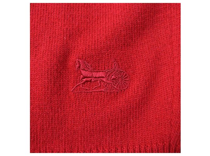 Céline Celine Sulky bestickter Kaschmirstrickpullover Rot - Ansicht 5