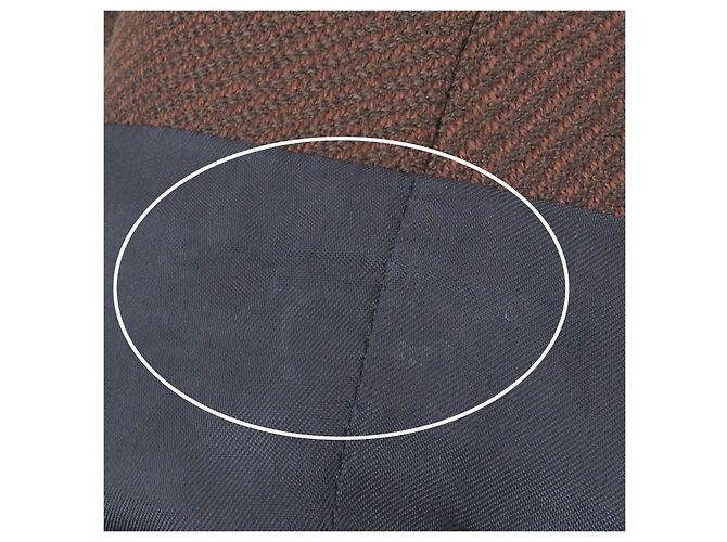 Autre Marque Chaqueta de lana sin estructura BARBA Castaño - vista 10