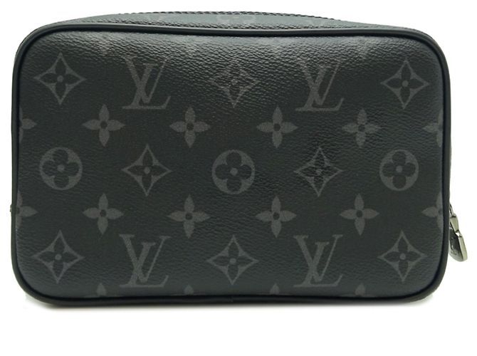 Louis Vuitton Monogram Eclipse Clutch Tasche Schwarz - Ansicht 2