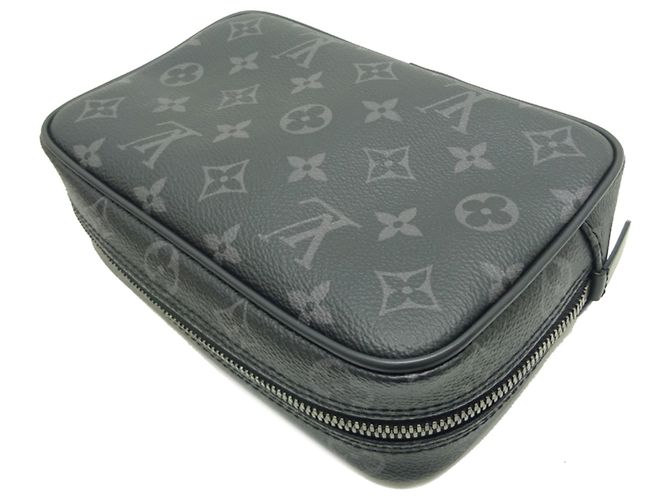 Louis Vuitton Monogram Eclipse Clutch Tasche Schwarz - Ansicht 4