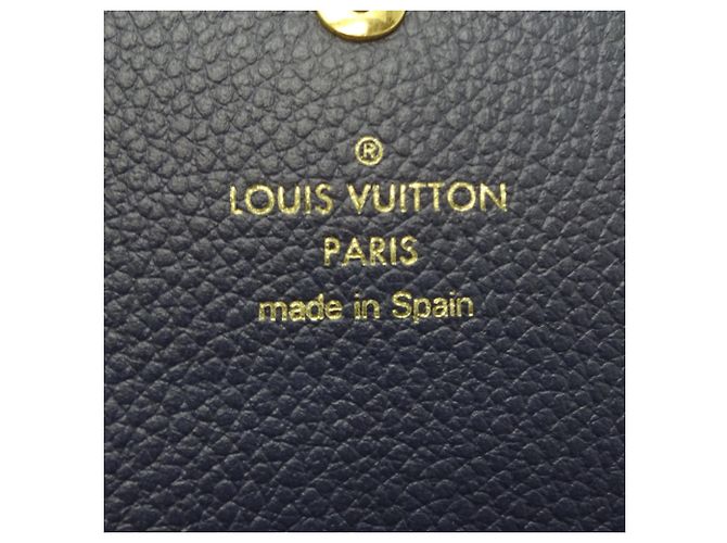 Cartera Larga Sarah de Louis Vuitton Roja Azul marino - vista 7