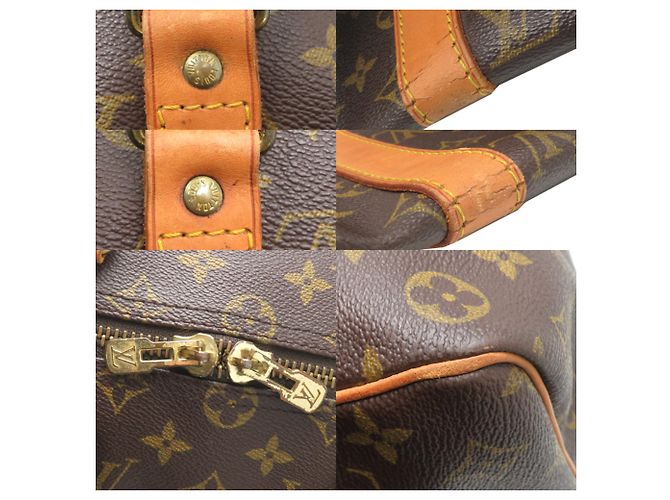 Borsa Boston Keepall 50 Louis Vuitton Marrone - vista 9
