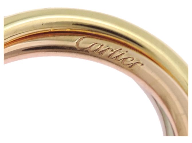 Cartier Trinity Mittelseil-Halskette Silber Pink Golden - Ansicht 4