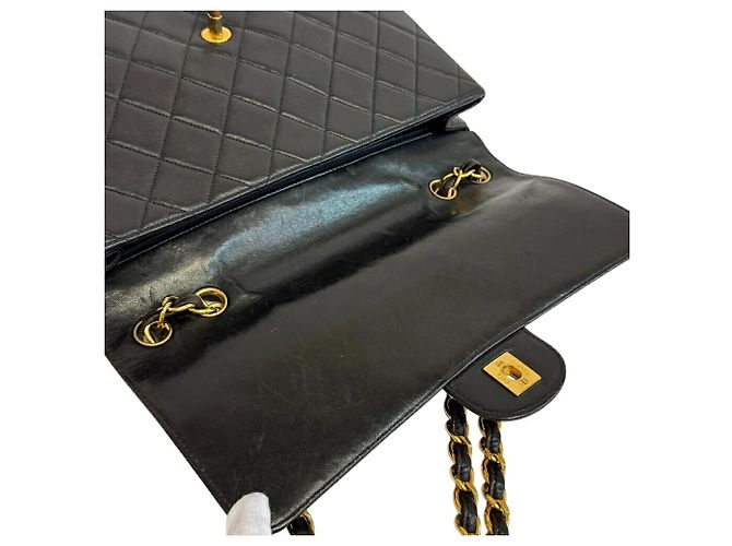 Borsa a Spalla CHANEL Deca Matelassé in Nero - vista 6