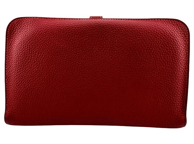 Hermès HERMES Dogon GM Bifold Langbörse in Rot - Ansicht 2
