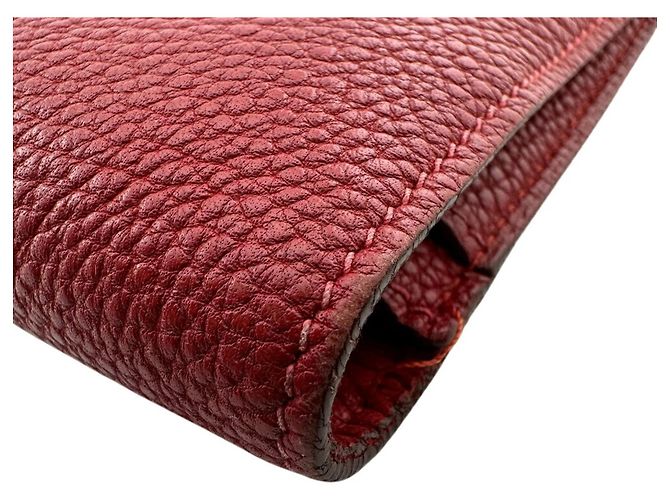 Hermès HERMES Dogon GM Bifold Langbörse in Rot - Ansicht 4