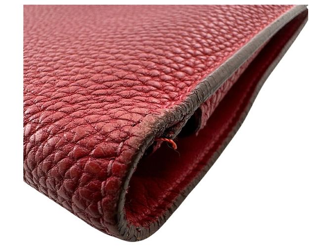 Hermès HERMES Dogon GM Bifold Langbörse in Rot - Ansicht 6
