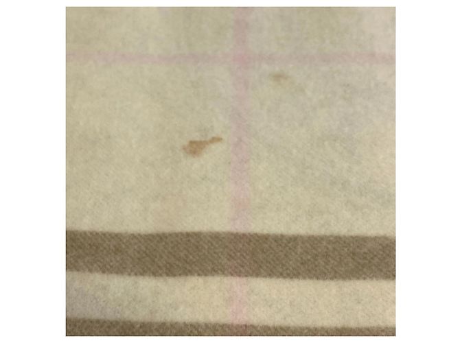 Cachecol TB Burberry Marrom Bege - vista 11