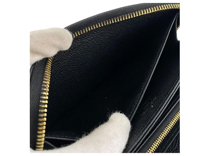 Cartera Zippy Louis Vuitton M80481 Negro Beige - vista 10