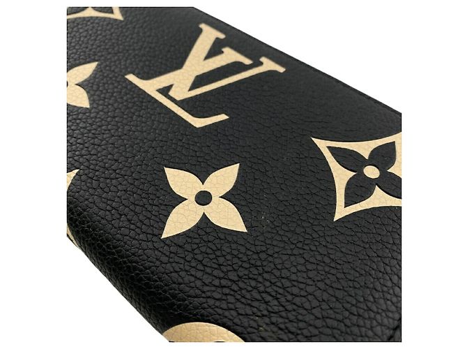 Cartera Zippy Louis Vuitton M80481 Negro Beige - vista 11