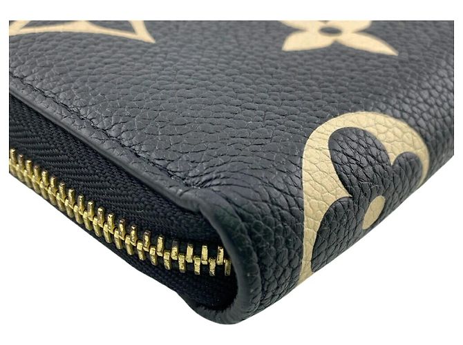 Cartera Zippy Louis Vuitton M80481 Negro Beige - vista 3