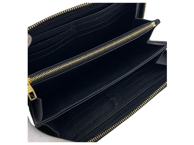 Cartera Zippy Louis Vuitton M80481 Negro Beige - vista 6