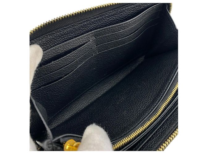 Cartera Zippy Louis Vuitton M80481 Negro Beige - vista 7